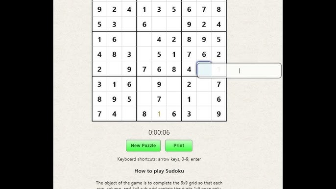 Sudoku Online 🕹️ Play on CrazyGames