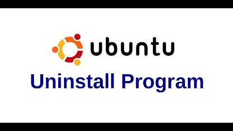 How to uninstall program using terminal in Ubuntu 16.04