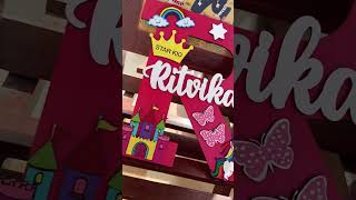 Name boards princess theme