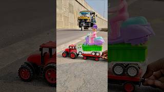 REMOTE control tractorVs Mahindra tractor and dumper truck loader UNBOXING Testing