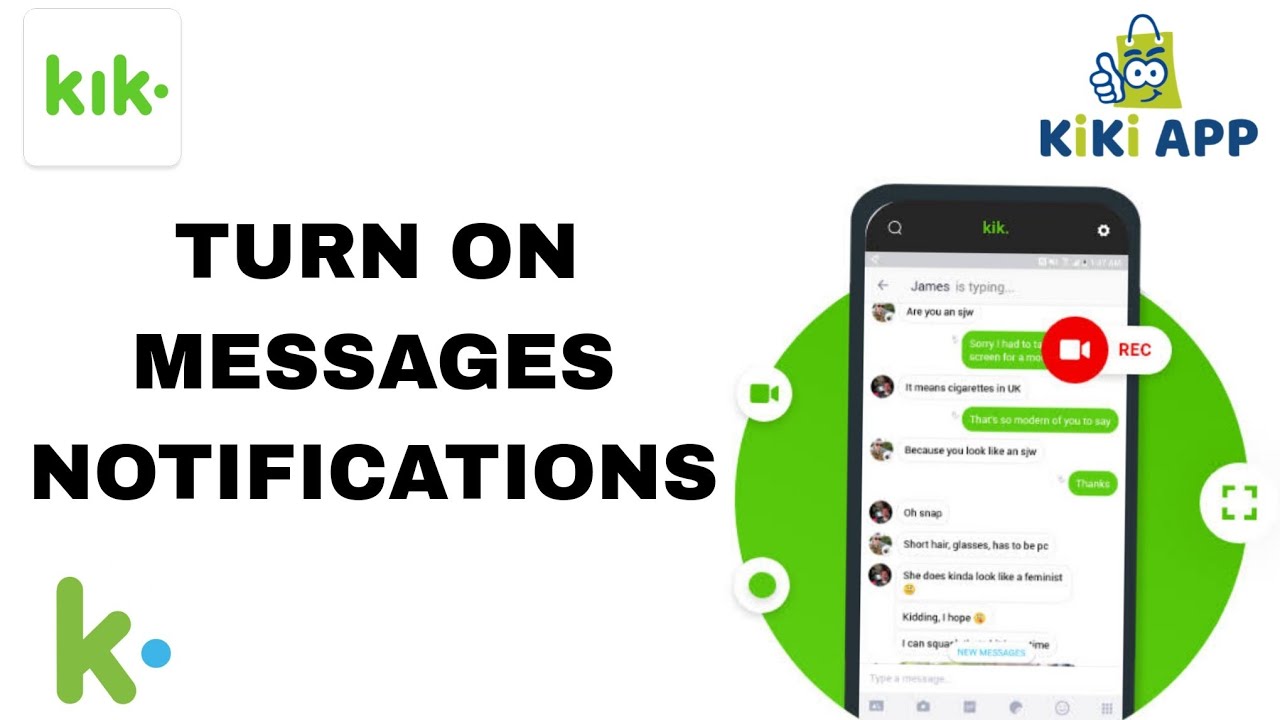 How To Turn On Messages Notifications On KikMessaging And Chat App