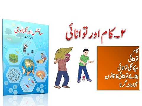 Work & Energy | کام اور توانائی | Science 1| 9th Chapter 2| Full Explanation in URDU.