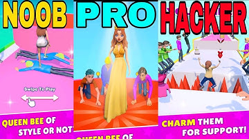 NOOB vs PRO vs HACKER ||OUTFIT QUEEN|| (FORT)All Levels Gameplay Androidios (Level  12 - 14 )