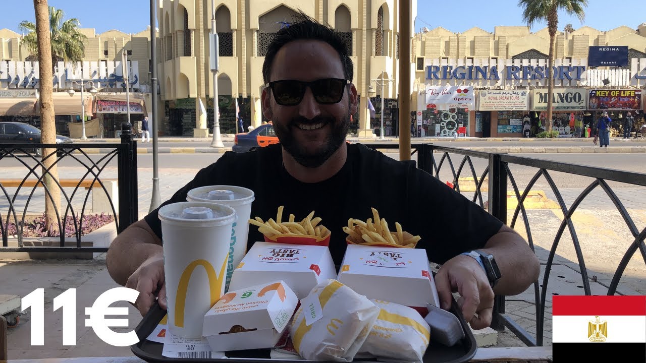 Eating McDonald in Egypt YouTube
