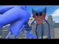 NEW NIGHTMARE HUGGY WUGGY SMILEY'S VS ALL SHIN SONIC TAPES AND AMY SMILEY IN GARRY'S MOD!