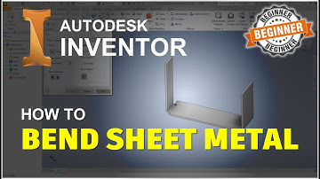Inventor How To Bend Sheet Metal Tutorial