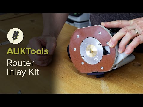 AUKTools Solid Brass Router Inlay Kit