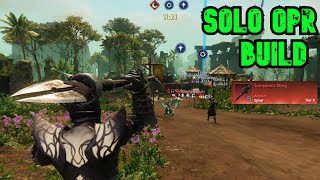 New World PvP - Solo OPR Build Medium armor hatchet and Scorpion's sting artifact (build guide)