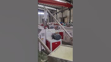 Testing pVC soffit panel machine,pVC profile machine,wpc door frame machine,window profile machine