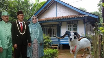 Pengantin Cantik Di Bawain Kambing Di Pernikahan Adat Sunda Di Sumedang
