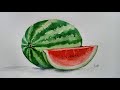 Watermelon painting | Watercolour for beginners