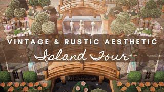 VINTAGE & RUSTIC ISLAND TOUR | Animal Crossing New Horizons