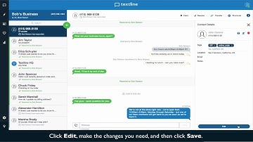 Textline Tutorial: Adding Contact Details