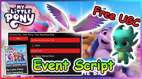 [Event] Roblox MY LITTLE PONY Script - Get UGC Items | Auto Farm | Collect All