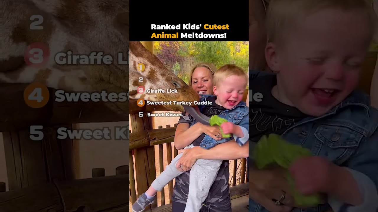 Ranked Kids' Cutest Animal Meltdowns!