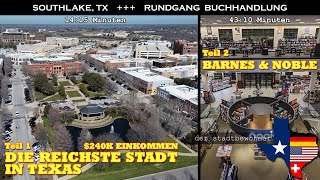 Southlake, die reichste Stadt in Texas / Rundgang Buchhandlung