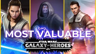 Legendaries ranked by VALUE in SWGOH (NO Galactic Legends)