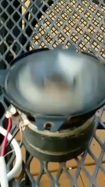 gass poll speaker sampai terbakar