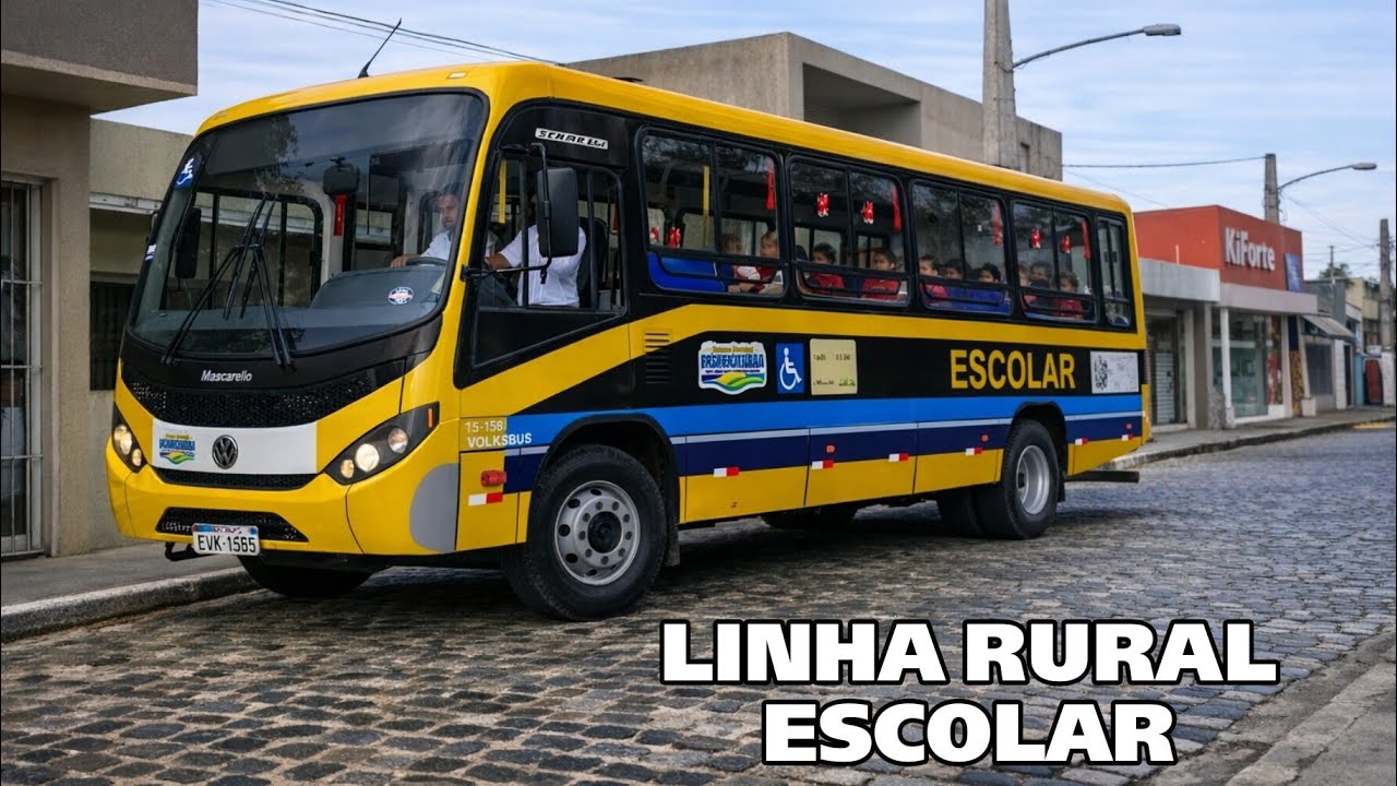 (PBS2) SEXTOU COM A ÚLTIMA LINHA ESCOLAR DA SEMANA COM O MARCOPOLO SENIOR MIDI 2011!