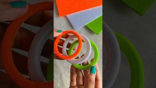 DIY Bangles #independenceday  #crafteraditi #youtubepartner #youtubeshorts #shorts @CrafterAditi