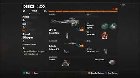 Bo2 Class setup and Updated Stats !!!!!