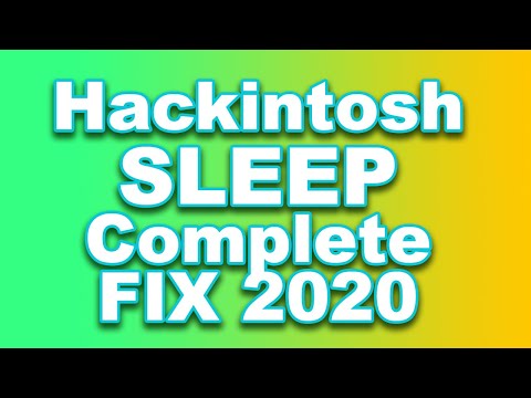 Complete SLEEP FIX for Almost ALL Hackintosh | 2020