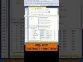 SQL DISTINCT 🔍 | Eliminate Duplicates Fast 🚀 #SQLTips #DataCleaning #LearnSQL #CodingLife
