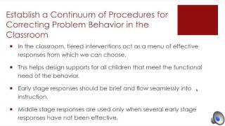 Response to Problem Behavior