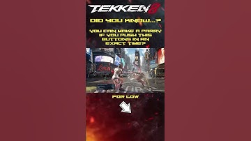 TEKKEN 8 DO YOU KNOW HOW TO MAKE A PARRY? #GUIDE #TEKKEN8 #HELP #COUNTER #SAVE #TUTORIAL
