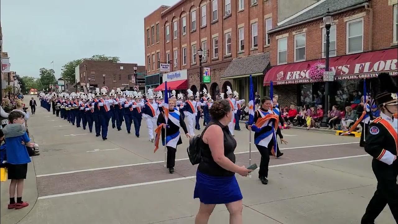 UW Platteville Marching Pioneers Dairy Days parade 2022 YouTube