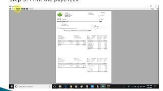 How to create a paycheck for bonus screenshot 3