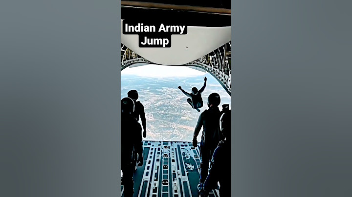 Indian Army Jumping From Aeroplane #shorts
