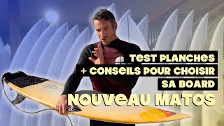 4 nouvelles planches à tester & modifs avec le shaper pour la prochaine commande.