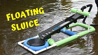 Homemade Floating Sluice Experiment | Finding Gold