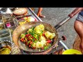 Full Preparation of Pav Bhaji   || Mumbai Style Pav Bhaji Making in Pan || Indian Street Food