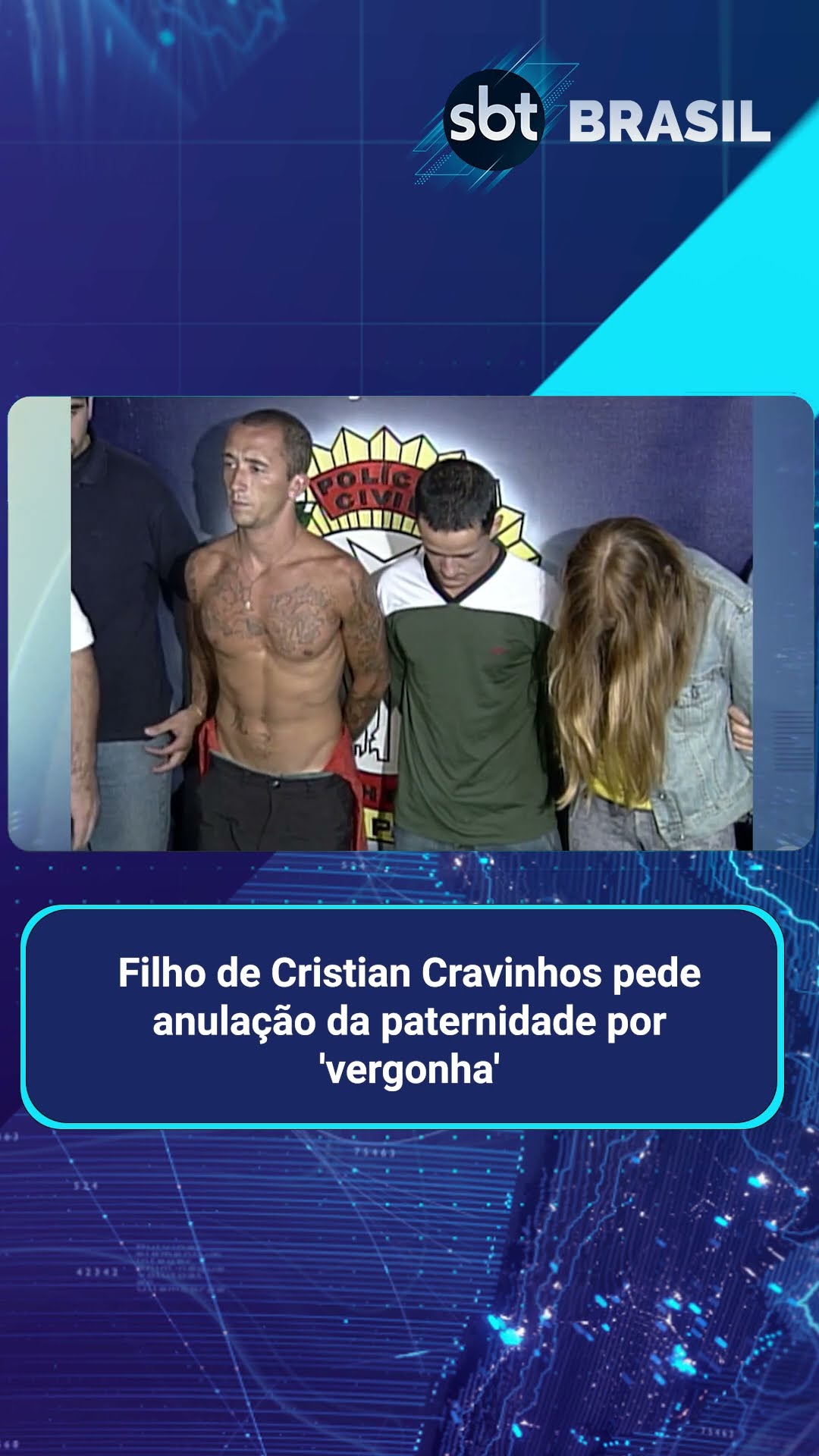 Filho de Cristian Cravinhos pede anulação da paternidade por 'vergonha' | SBT Brasil (17/02/25)