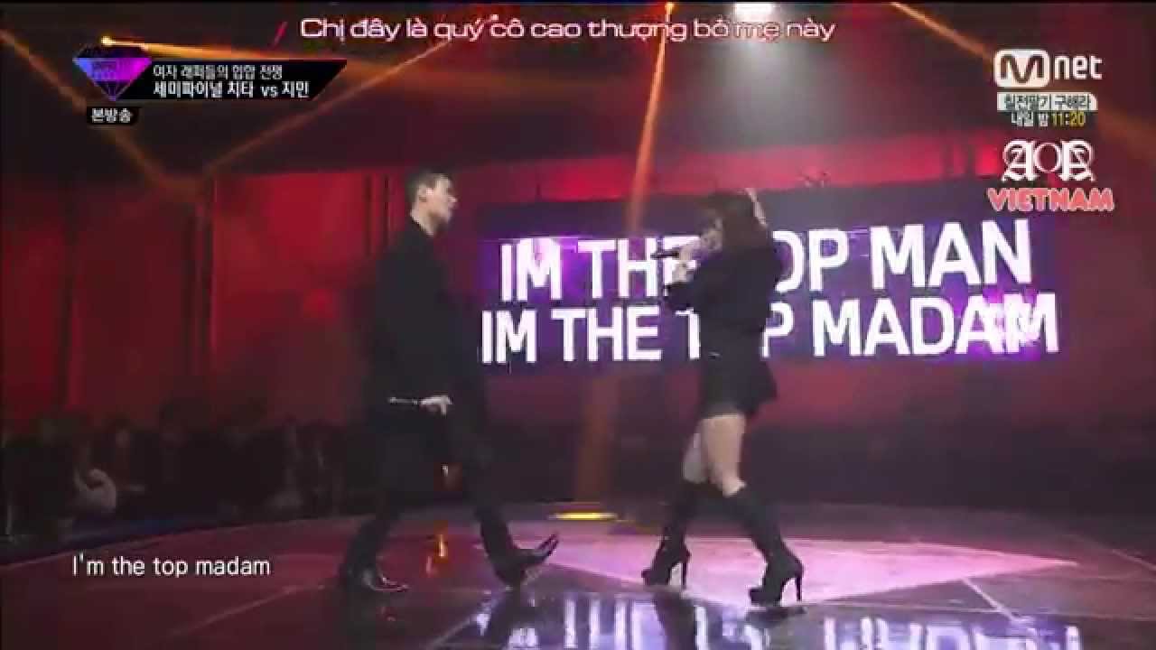 [Vietsub] Jimin ft. Iron - PUSS @ Unpretty Rapstar {AOA Viet Nam}