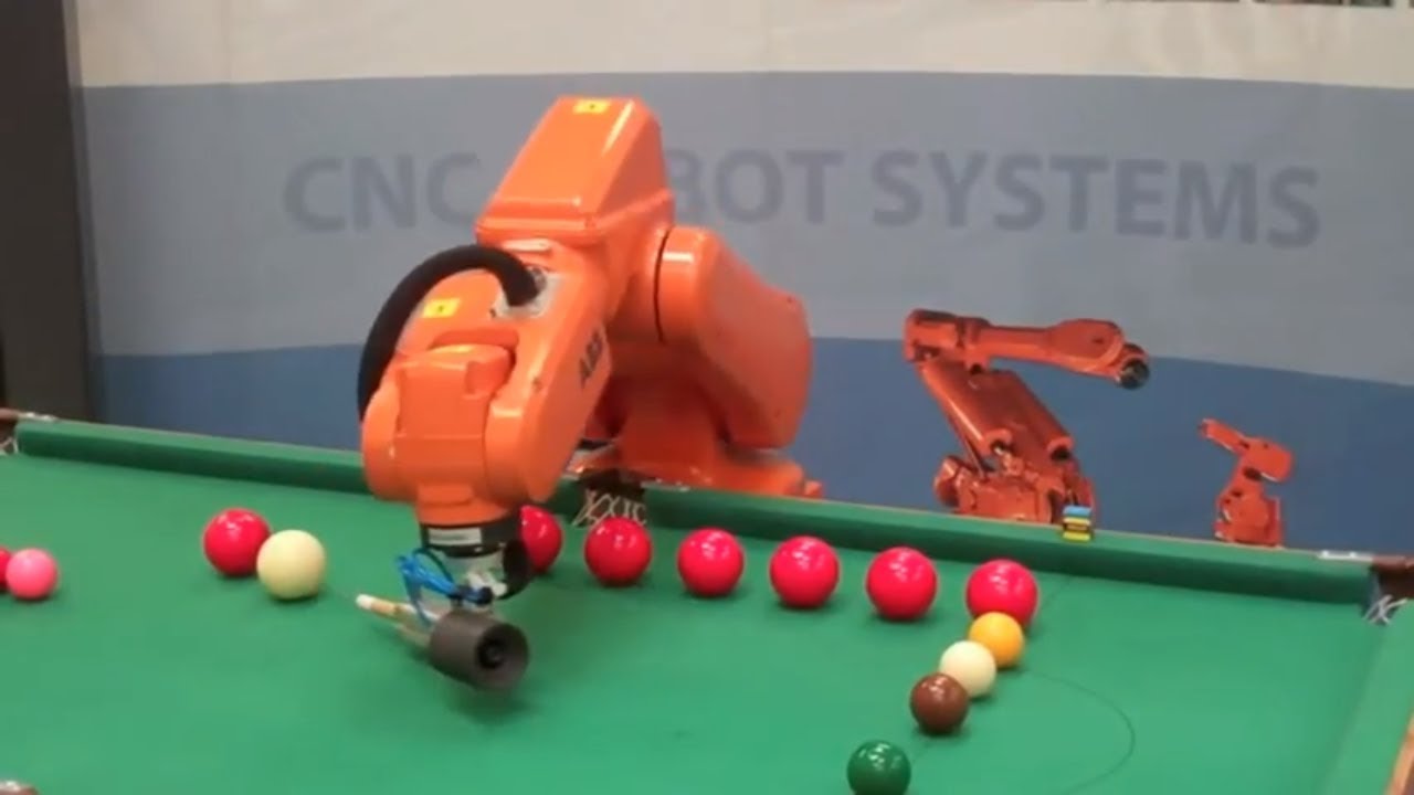 Robot Playing Snooker New Technology 2018 - YouTube