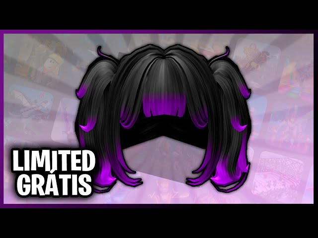 como pegar un cabelo roxo de graça no roblox