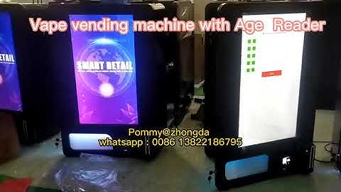 #Vape   vending  machine  with age verification to Germany