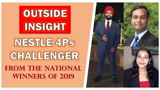 Nestle 4Ps Challenger Case competition National Winner tips | Outside Insight | MBA competition