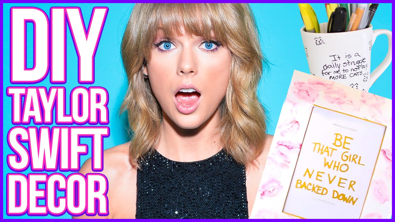 Taylor Swift Inspired Diy Room Decor Youtube