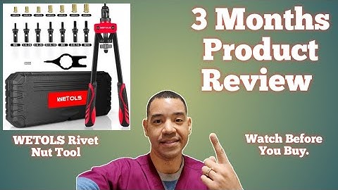 Versatile Riveting: Rivet Nut Tool WE-882 Review | 7 Metric & Inch Mandrels |