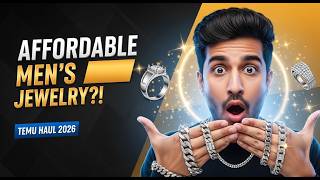 Affordable Jewelry Haul Temu 2026 | Temu Jewelry Haul Men | Temu Online Shopping
