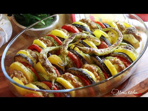 Рататуй С Кюфтета Лесна РецептаRatatouille With Meatballs Easy Recipe