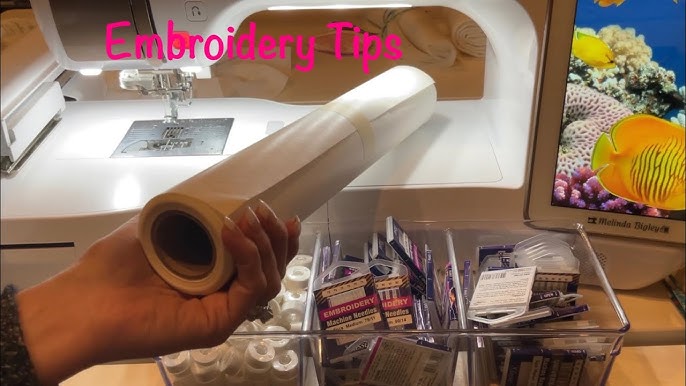 Save and Reuse Your Stabilizer for Machine Embroidery/Machine  Embroidery/Fabric Stabilizer 