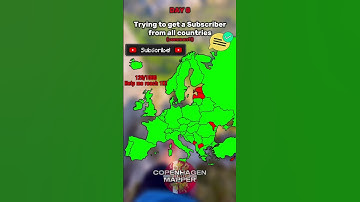 Day #8 of trying to get a subscriber from all countries in Europe🇪🇺 #europe #map #geography