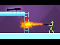 INTENSE STICKFIGHT FLAMETHROWER BATTLE! (Stick Fight)