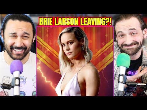 Brie Larson Reportedly Leaving Captain Marvel BUT IS SHE REALLY?! (The Marvels)