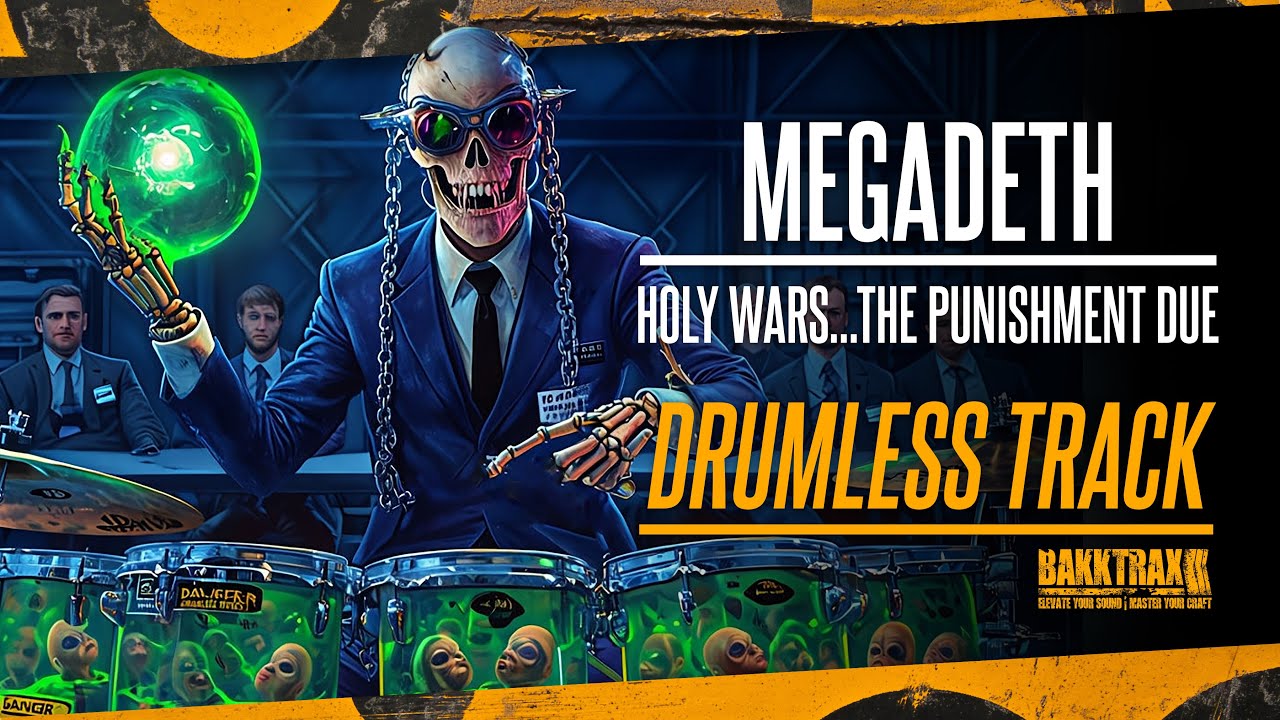 Megadeth - Holy Wars...The Punishment Due (Drumless) NO DRUMS - High Quality